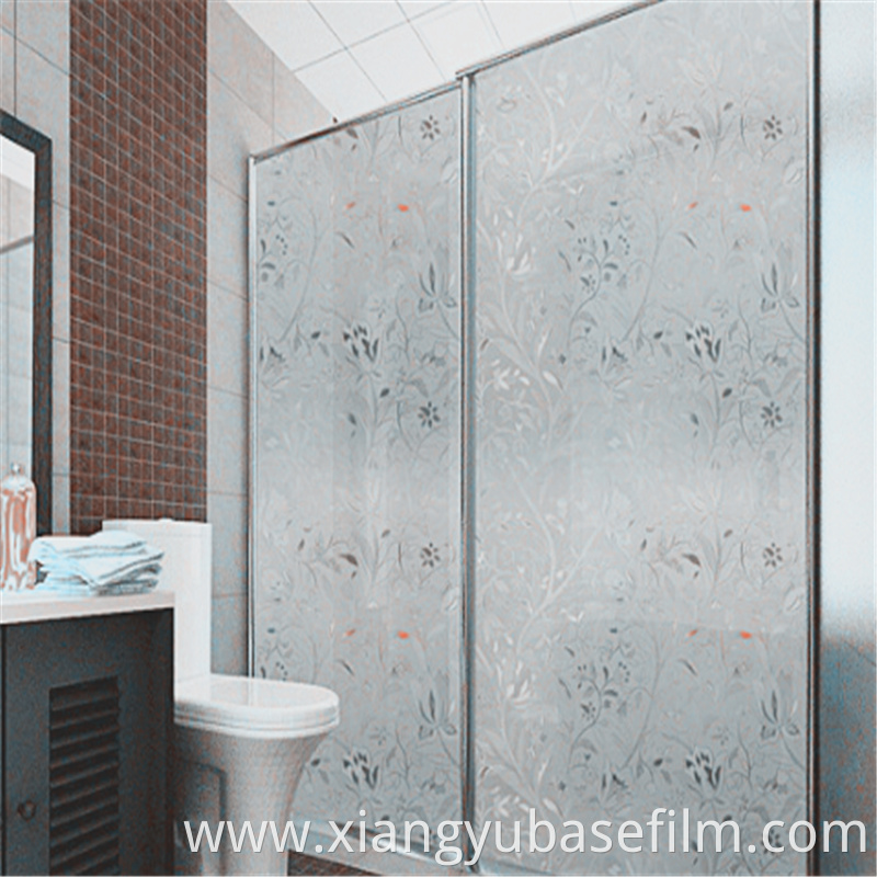 Bathroom Glass Paste Pet Film